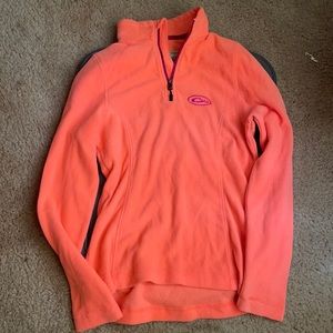 Orange Lady Drake pullover